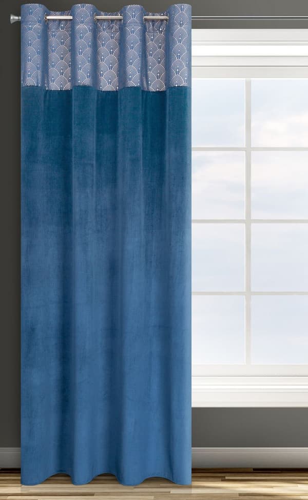 KLARGAVET GARDIN D91 AGNES 140 X 250 CM MARINEBLÅT
