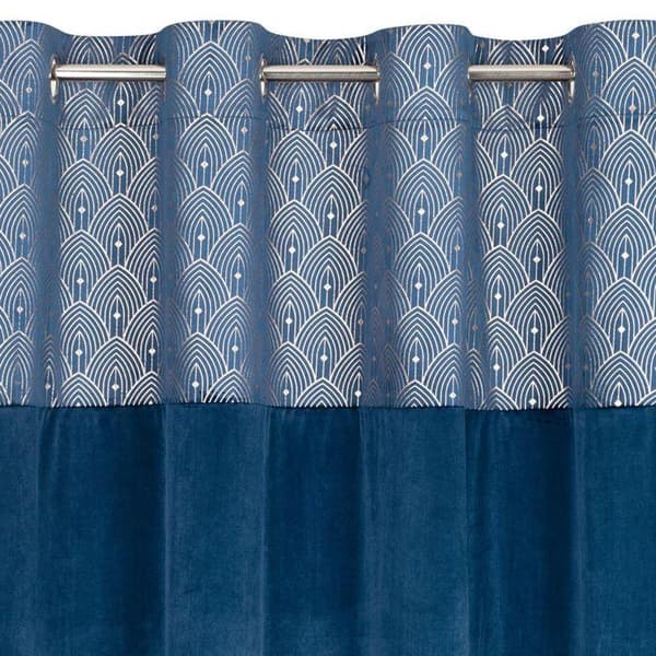 KLARGAVET GARDIN D91 AGNES 140 X 250 CM MARINEBLÅT