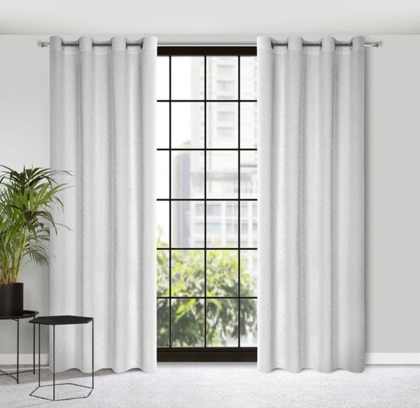 ISLA KLARGAVET GARDIN 140 X 250 CM HVID