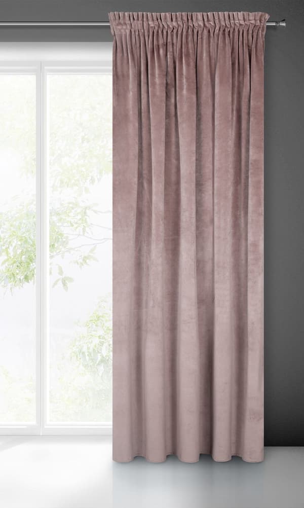 FÄRDIG VILLAGARDIN PÅ TEJP 140 X 270 CM PULVERROSA