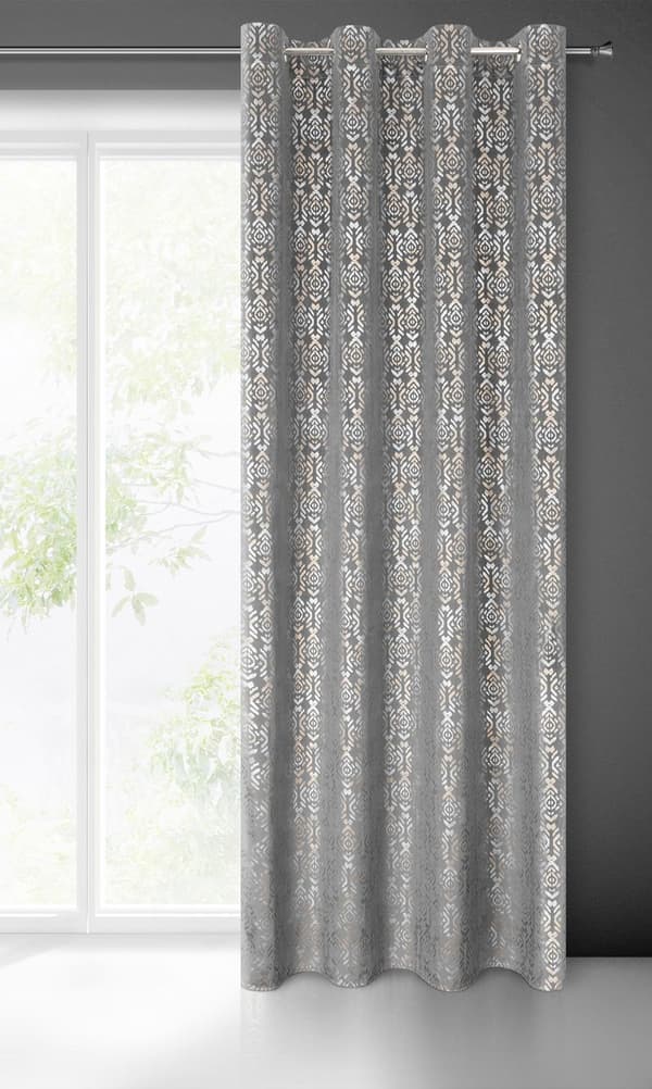 FÄRDIG GARDIN LAURA 140 X 250 CM STÅL