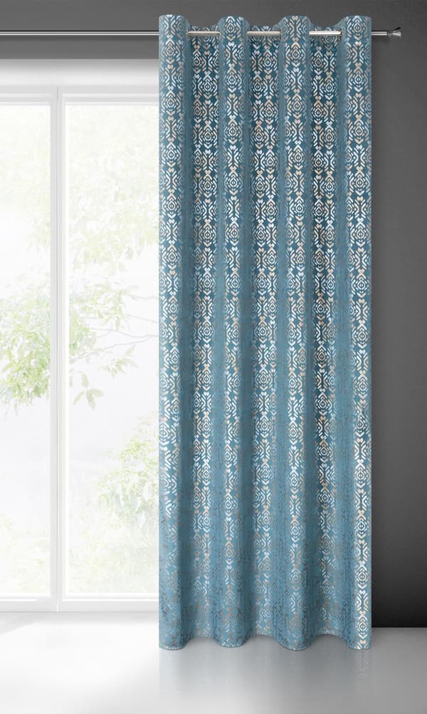 KLARGAVET GARDIN LAURA 140 X 250 CM BLÅT