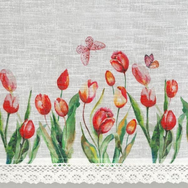FÄRDIG STELLA GARDIN PÅ TEJP 150 X 30 CM VIT