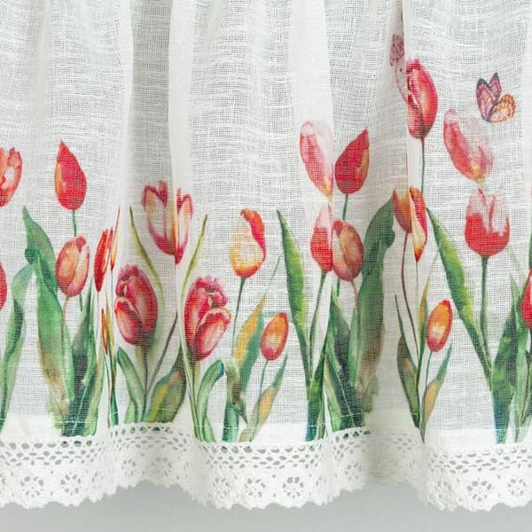 FÄRDIG STELLA GARDIN PÅ TEJP 150 X 30 CM VIT