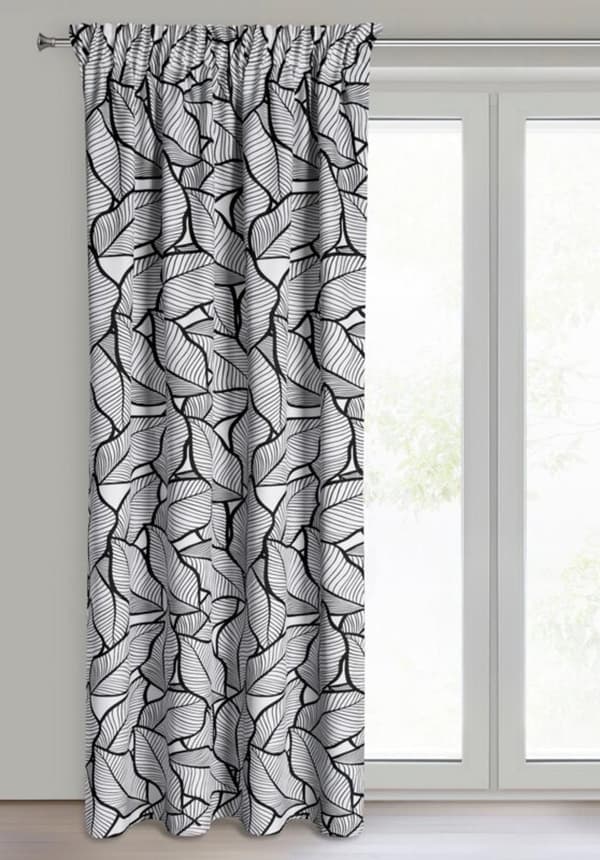 ROMI KLARGAVET GARDIN PÅ TAPE 140 X 270 CM HVID