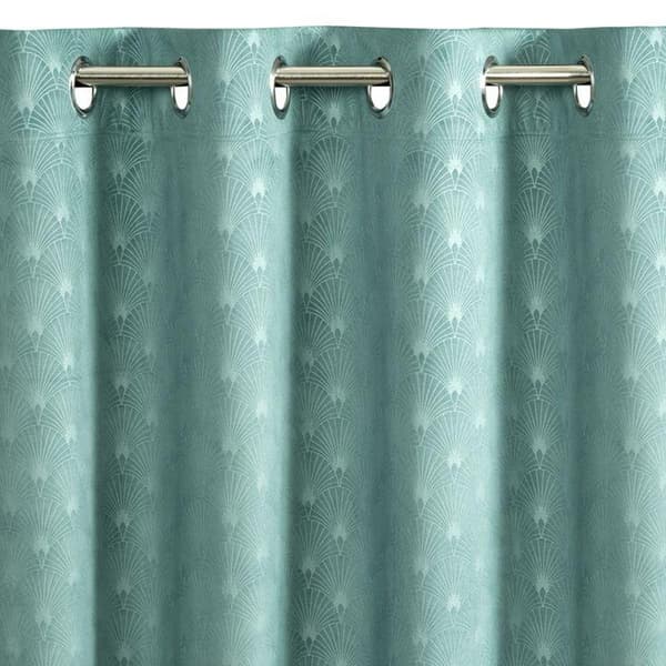 KLARGAVET GARDIN JULIA 140 X 250 CM TURKIS