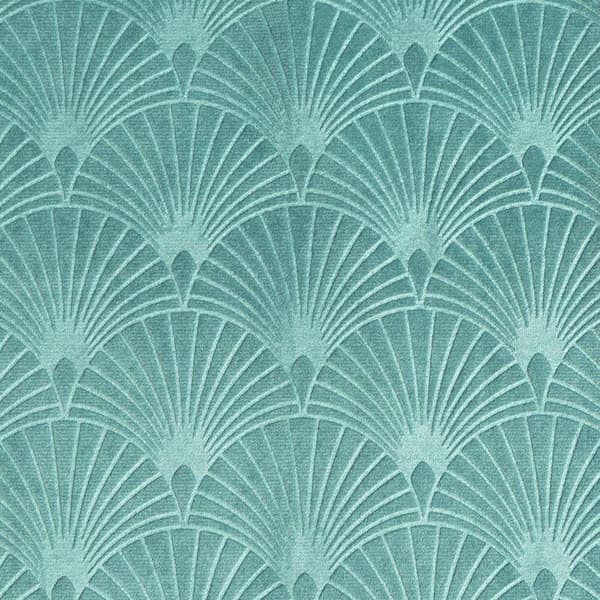 KLARGAVET GARDIN JULIA 140 X 250 CM TURKIS