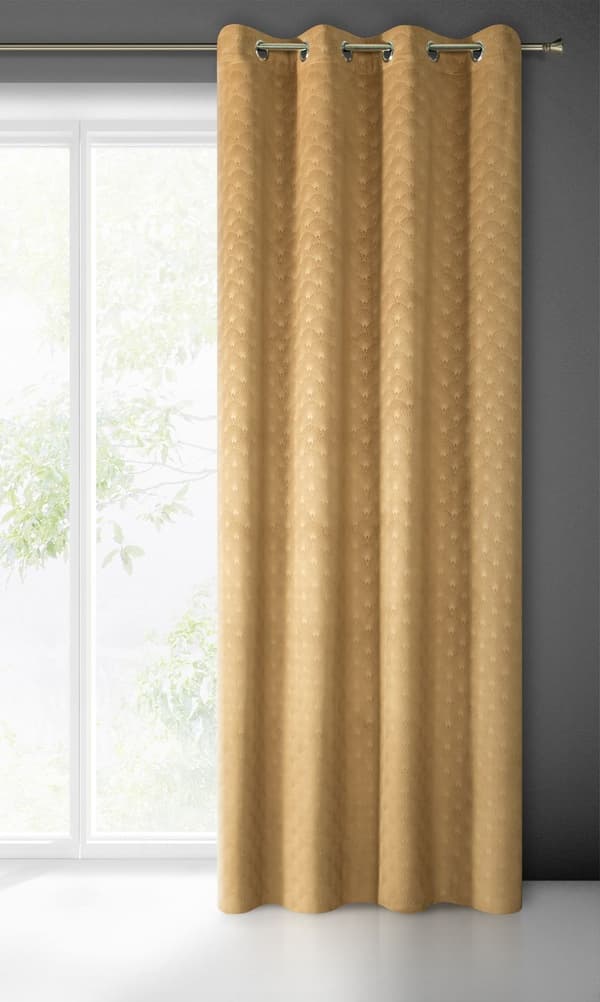 FÄRDIG GARDIN JULIA 140 X 250 CM SENAP