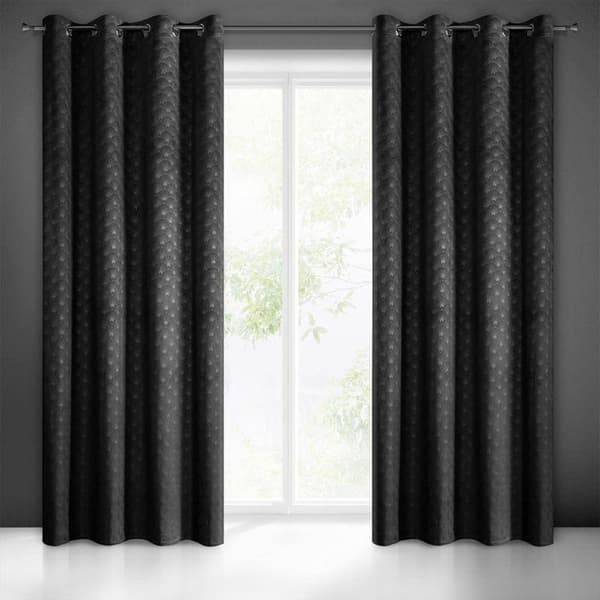 KLARGAVET GARDIN JULIA 140 X 250 CM SORT