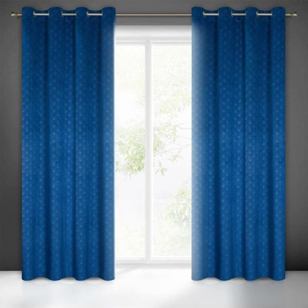 KLARGAVET GARDIN JULIA 140 X 250 CM MARINEBLÅT