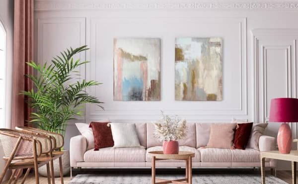 SIBEL FERDIG LAVET GARDIN PÅ TAPE 140 X 270 CM MØRK PINK