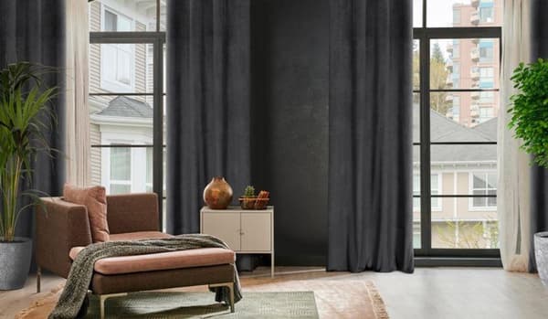 KLARGAVET LILI-GARDIN 140 X 250 CM SORT