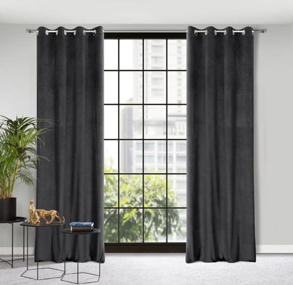 KLARGAVET LILI-GARDIN 140 X 250 CM SORT
