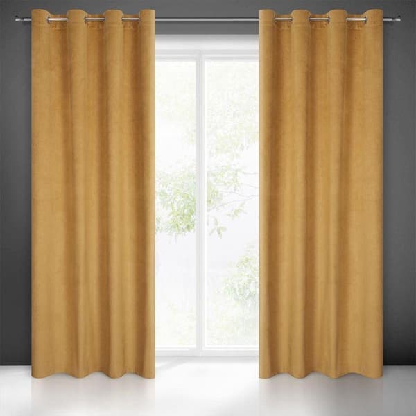 KLARGAVET LILI GARDIN 140 X 250 CM GULT