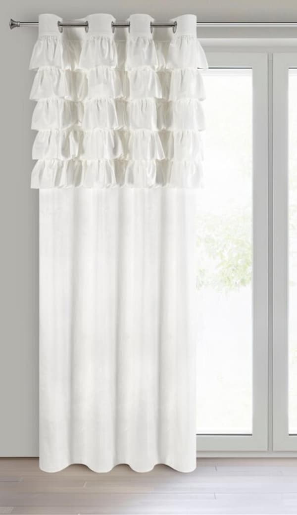 AURA FÄRDIG GARDIN 140 X 250 CM VIT