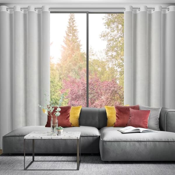 FÄRDIG GJORDAD GARDIN ARIADNA 2 140 X 250 CM VIT