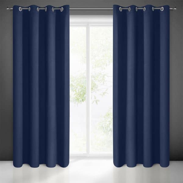 FÆRDIG GARDINER LOGAN 135 X 250 CM NAVY