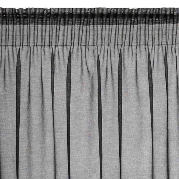 CARLI KLARGAVET GARDIN PÅ TAPE 140 X 250 CM SORT
