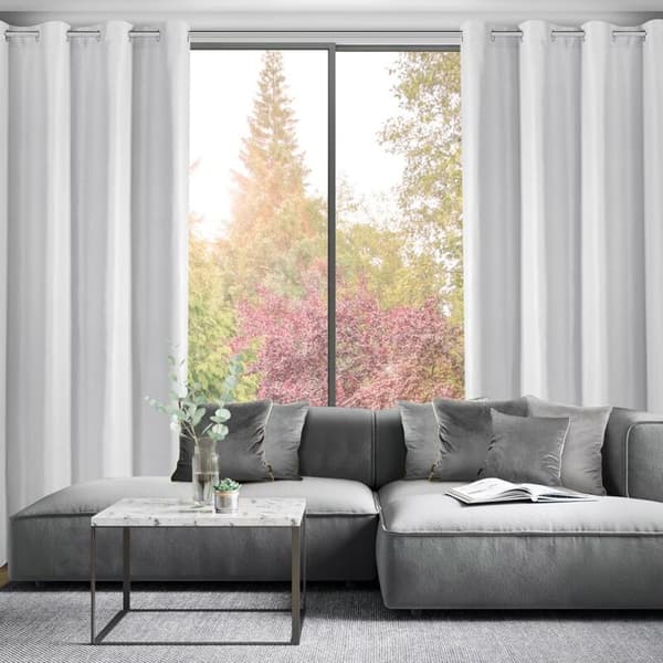 ADARI KLARGÅRET GARDIN 140 X 250 CM HVID