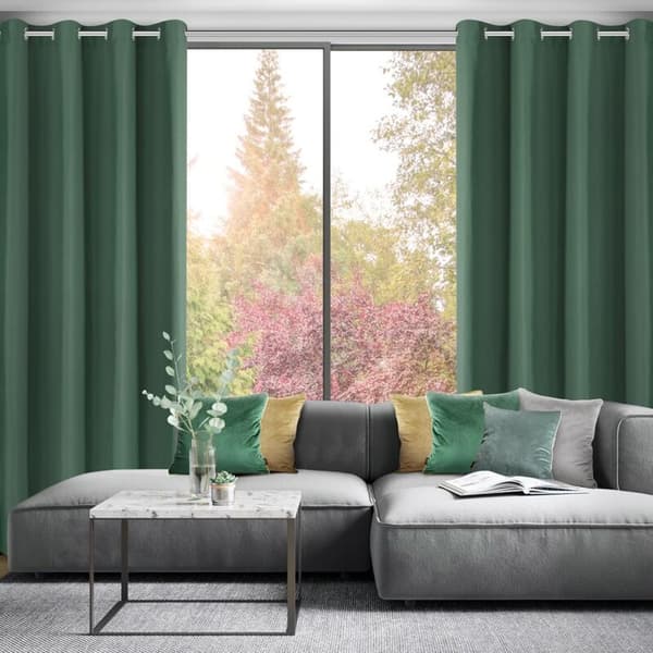 ADARI FÄRDIG GARDIN 140 X 250 CM MÖRKGRÖN