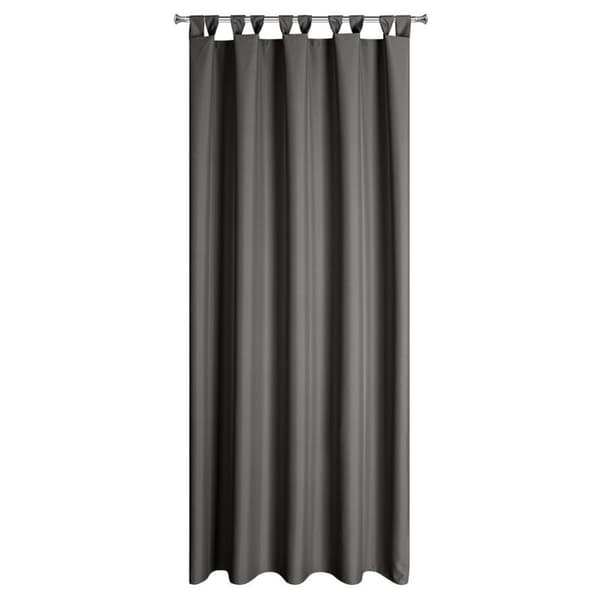 FÄRDIG TRÄDGÅRDSGARDIN MED REMM 155 X 240 CM STÅL