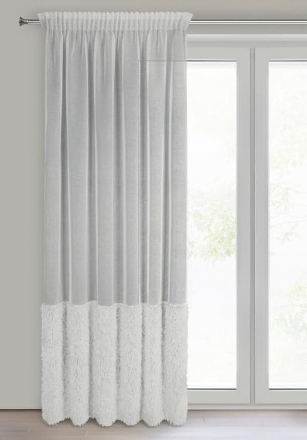FÄRDIG MARION-GARDIN PÅ TEJP 140 X 270 CM VIT