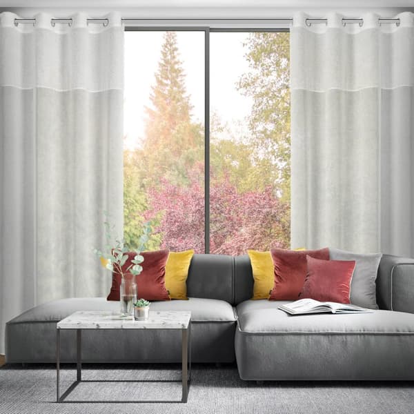 KLARGAVET GARDINER AGIS 3 140 X 250 CM CREME