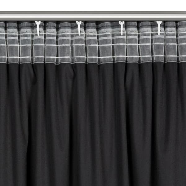 FÄRDIG GARDIN MARION 2 PÅ TEJP 140 X 270 CM SVART