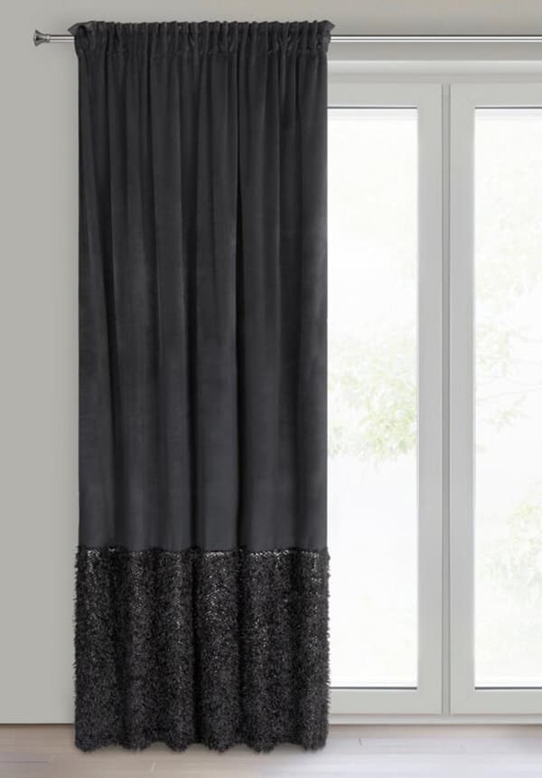 FÄRDIG GARDIN MARION 2 PÅ TEJP 140 X 270 CM SVART