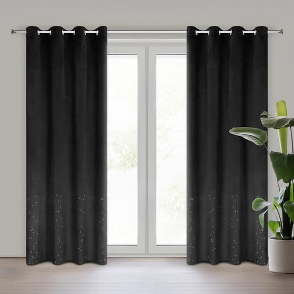 KLARGAVET GARDIN ARIADNA 140 X 250 CM SORT