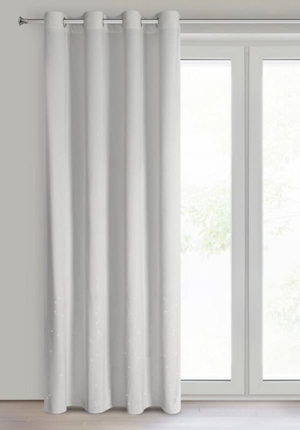 FÄRDIG GJORDAD GARDIN ARIADNA 140 X 250 CM VIT