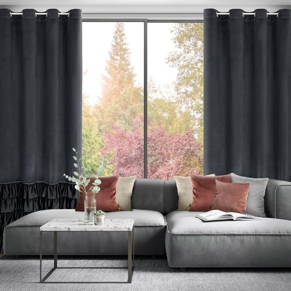 CARLI FÄRDIG GARDIN 140 X 250 CM SVART