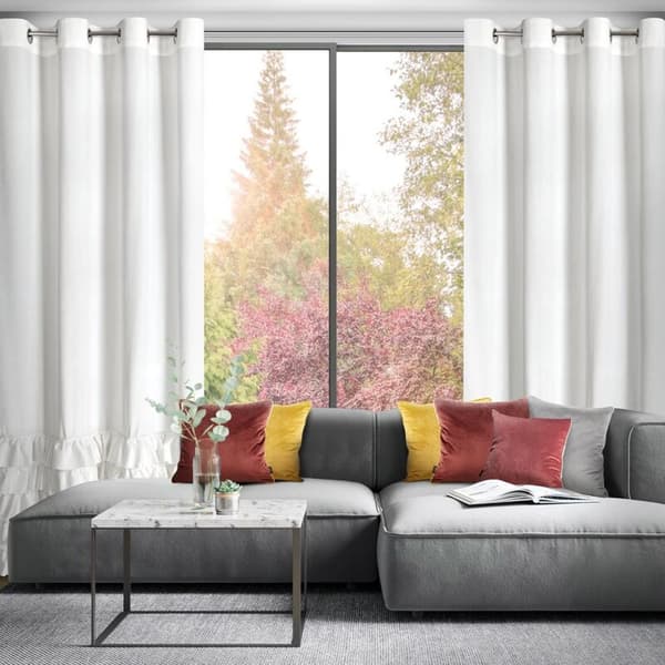 CARLI KLARGAVET GARDIN 140 X 250 CM HVID