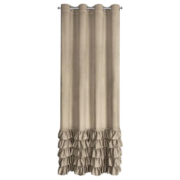CARLI FÄRDIG GARDIN 140 X 250 CM MÖRK BEIGE