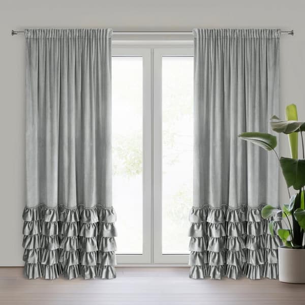 CARLI FÄRDIG GARDIN PÅ TEJP 140 X 270 CM SILVER