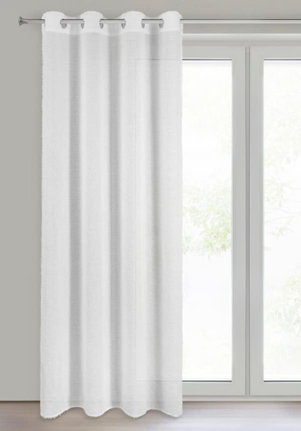 KLARGAVET GARDIN AGIS 140 X 250 CM HVID