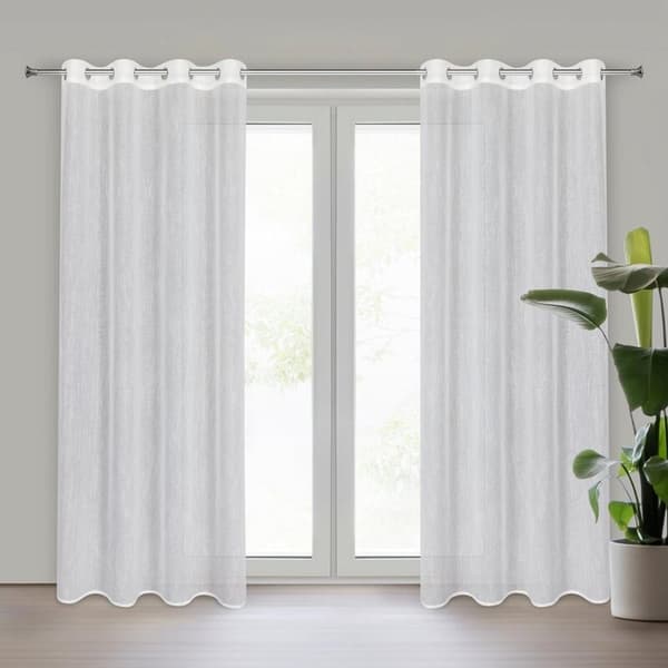 KLARGAVET GARDIN AMIRA 140 X 250 CM HVID