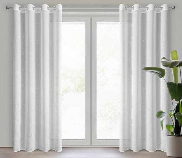 FÄRDIG GARDIN IVA 140 X 270 CM VIT