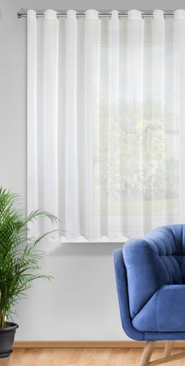 KLARGAVET GUARDIN LUCY 400 X 150 CM HVID