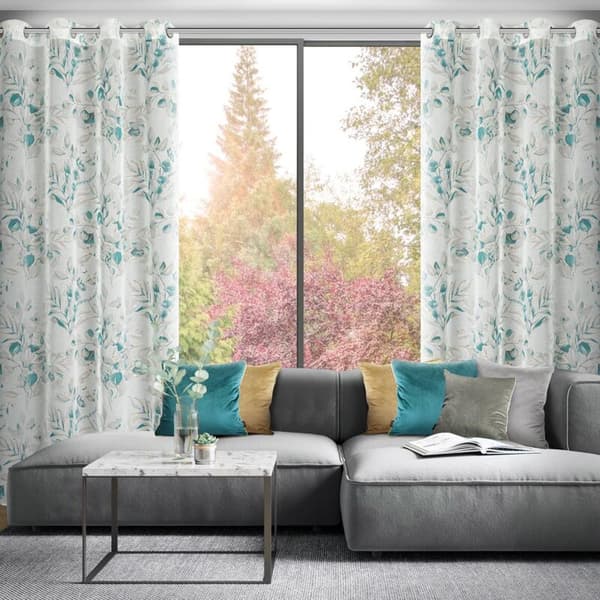 KLARGAVET GARDIN AVA 140 X 250 CM HVID