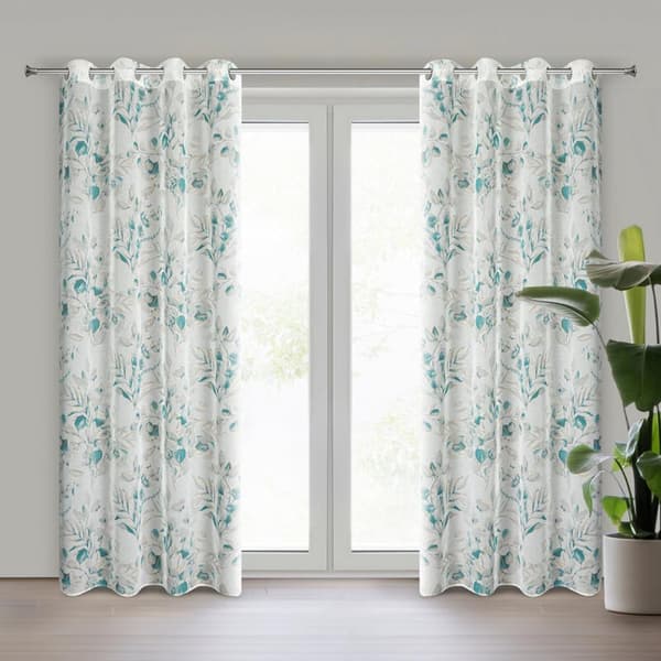 KLARGAVET GARDIN AVA 140 X 250 CM HVID