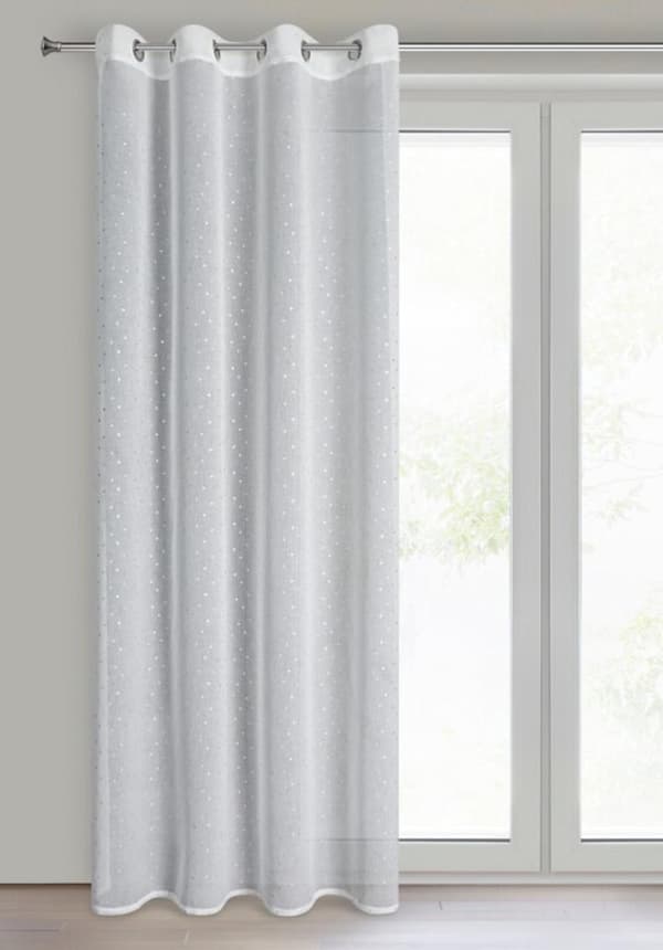 KLARGAVET GARDIN GINA 140 X 250 CM HVID