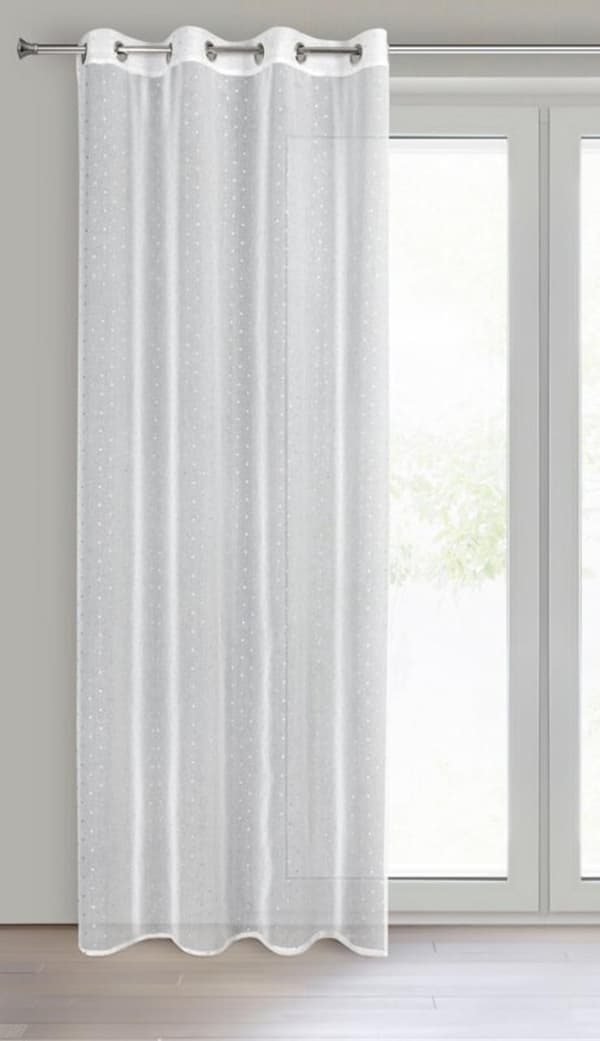 KLARGAVET GARDIN DOTI 140 X 250 CM HVID