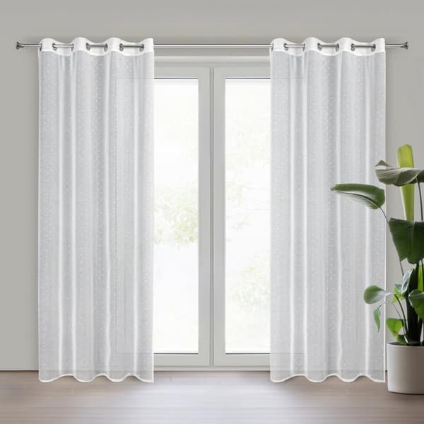 KLARGAVET GARDIN DOTI 140 X 250 CM HVID