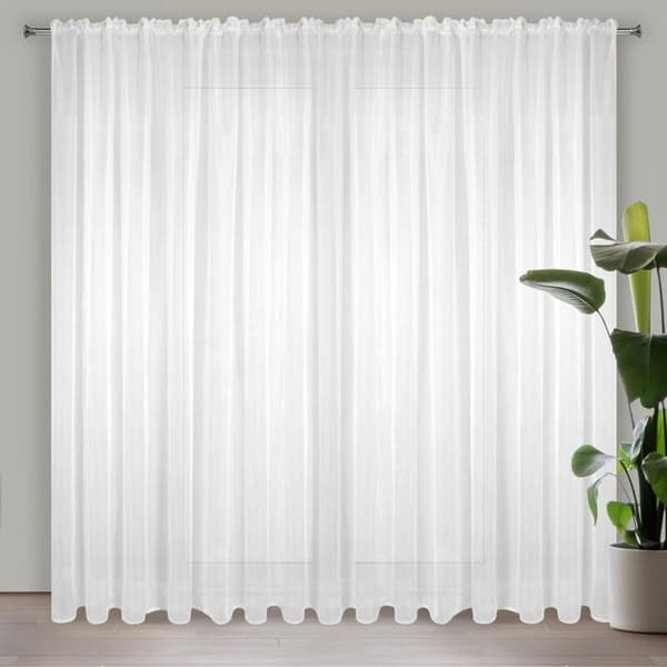 FÄRDIG GARDIN LUCY PÅ TEJP 400 X 250 CM VIT