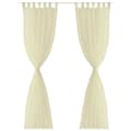 Miniatyrbild 2 av 2: Genomskinlig gardin 140 x 245 cm 2-pack Creme