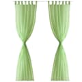 Miniatyrbild 2 av 2: Genomskinlig gardin 140 x 175 cm 2-pack Apple Green