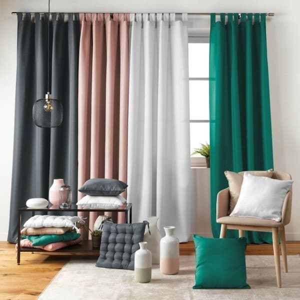 Gardiner - Väsentlig - Terrakotta - 140 x 260 cm - Polyester - Enfärgad