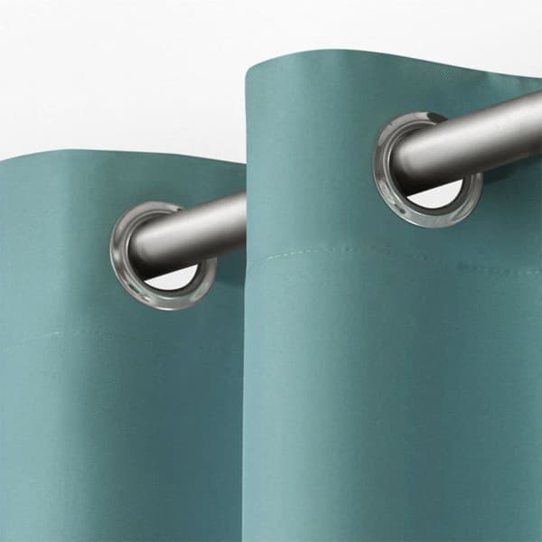 Exklusiva hemgardiner - EH8277-15 2-120G - Exklusiva hemmapar av polyestergardiner, polyester, blåblå, 54x120