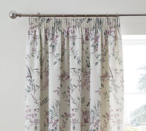 Dreams - draperier - JZMHR90900LZD - Design Jazmine Ett par plisségardiner med knytband Kinagrå 229 x 229 cm